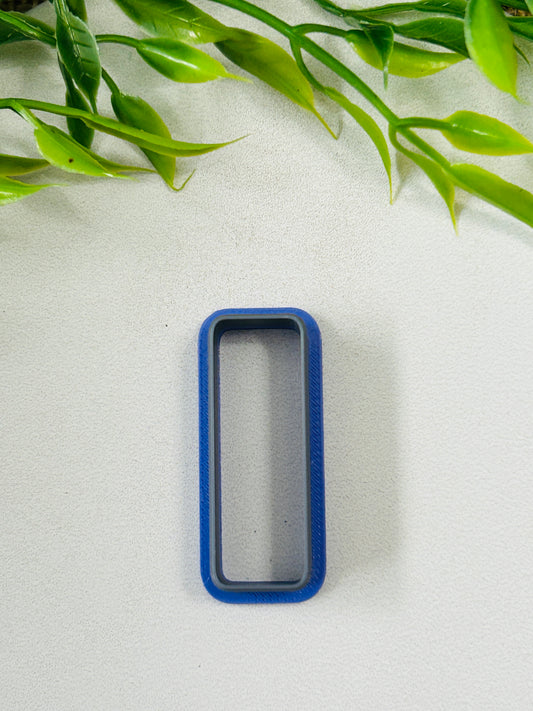 Rounded Thin Rectangle Outline Polymer Clay Cutter 6 Sizes You Choose