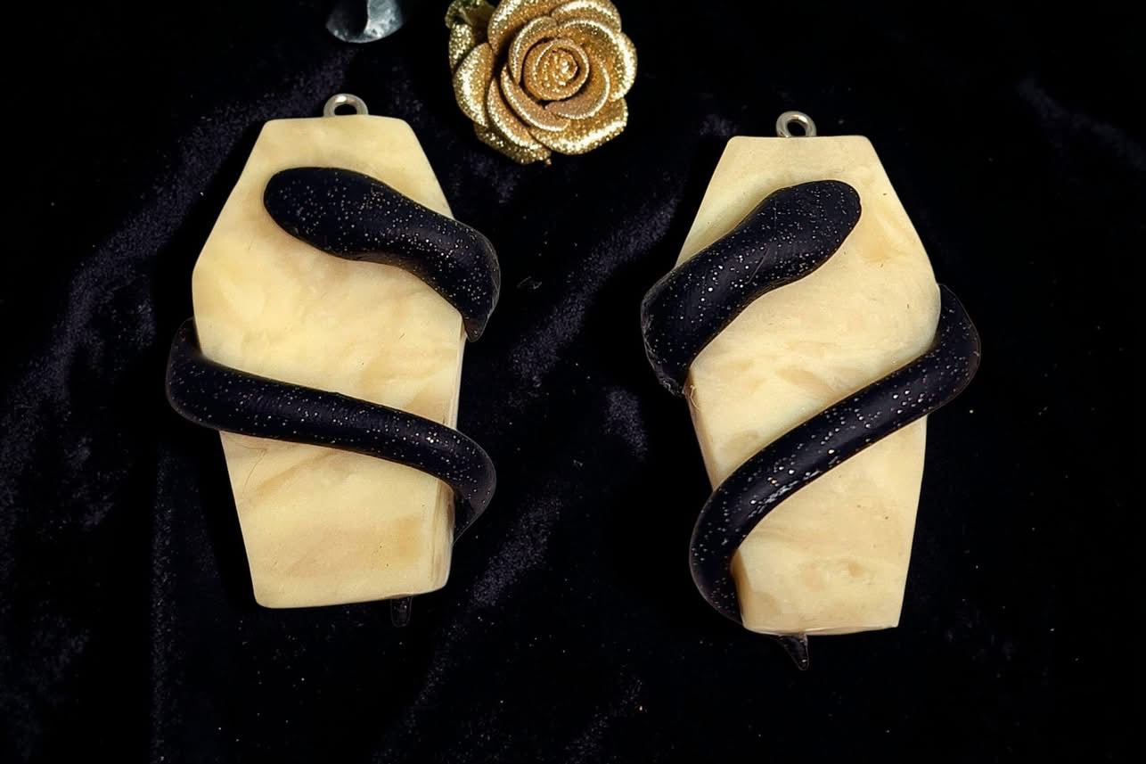 Coffin Outline Polymer Clay Cutter 14 Sizes You Choose