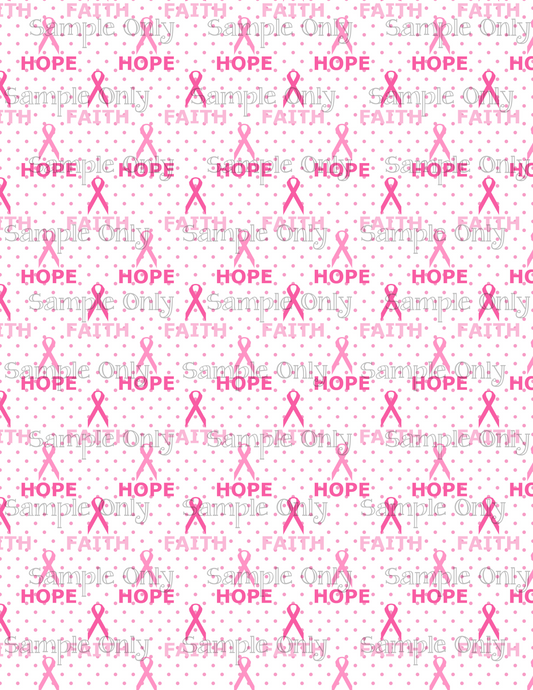 Breast Cancer Awareness Pattern Set-01 Image Sheet For Polymer Clay Transfer Decal DIGITAL FILE OR PRINTED