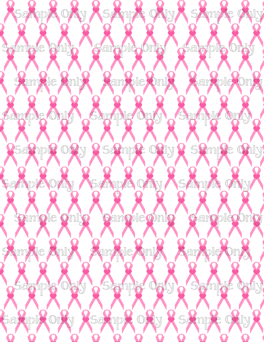 Breast Cancer Awareness Pattern Set-02 Image Sheet For Polymer Clay Transfer Decal DIGITAL FILE OR PRINTED