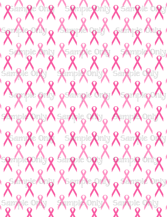 Breast Cancer Awareness Pattern Set-05 Image Sheet For Polymer Clay Transfer Decal DIGITAL FILE OR PRINTED