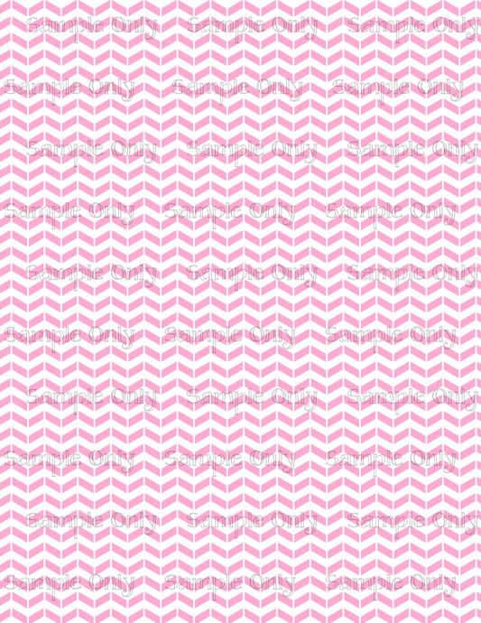 Pink Chevron Pattern Set-06 Image Sheet For Polymer Clay Transfer Decal DIGITAL FILE OR PRINTED