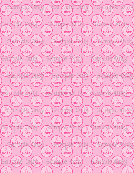 Breast Cancer Awareness Pattern Set-11 Image Sheet For Polymer Clay Transfer Decal DIGITAL FILE OR PRINTED