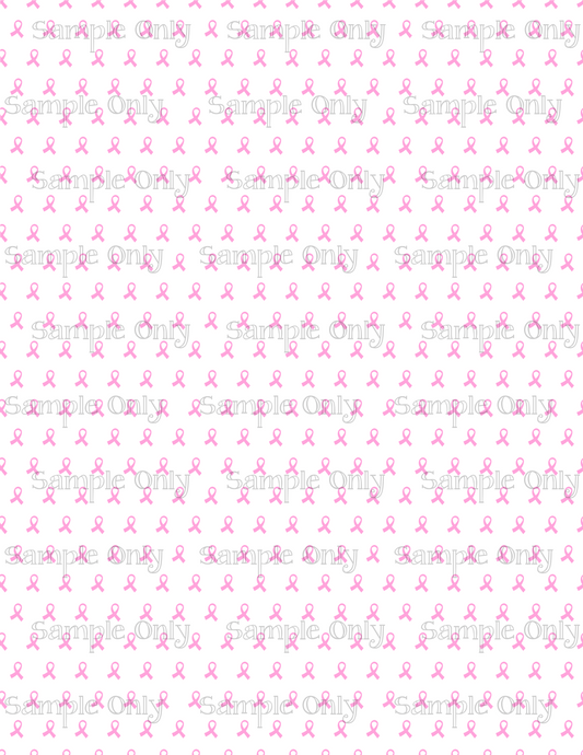 Breast Cancer Awareness Pattern Set-13 Image Sheet For Polymer Clay Transfer Decal DIGITAL FILE OR PRINTED