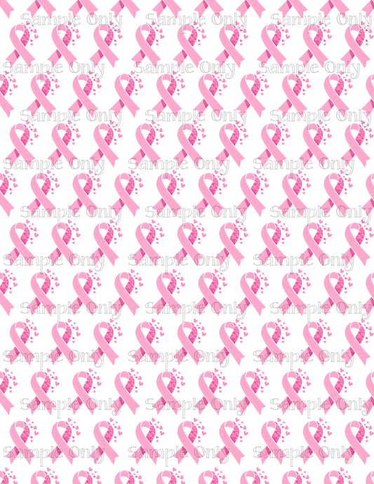 Breast Cancer Awareness Pattern Set-14 Image Sheet For Polymer Clay Transfer Decal DIGITAL FILE OR PRINTED