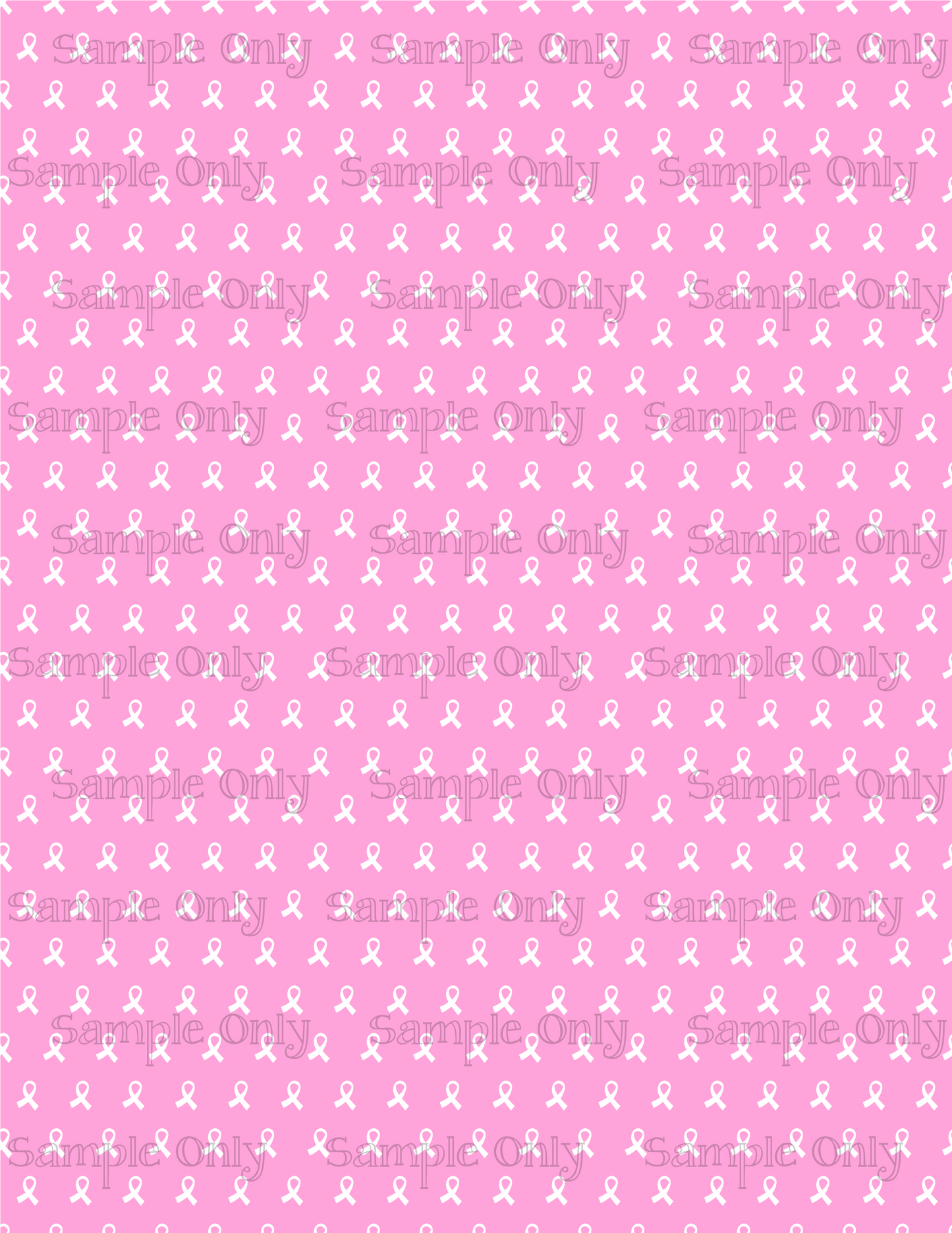 Breast Cancer Awareness Pattern Set-15 Image Sheet For Polymer Clay Transfer Decal DIGITAL FILE OR PRINTED