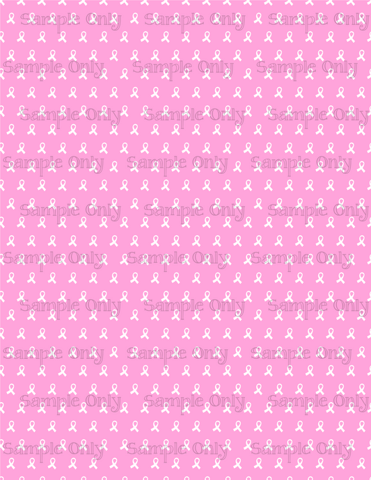 Breast Cancer Awareness Pattern Set-15 Image Sheet For Polymer Clay Transfer Decal DIGITAL FILE OR PRINTED