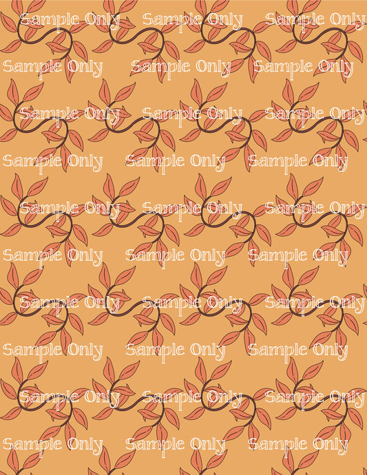 Boho Leaf Vine Image Sheet For Polymer Clay Transfer Decal DIGITAL FILE OR PRINTED Boho3