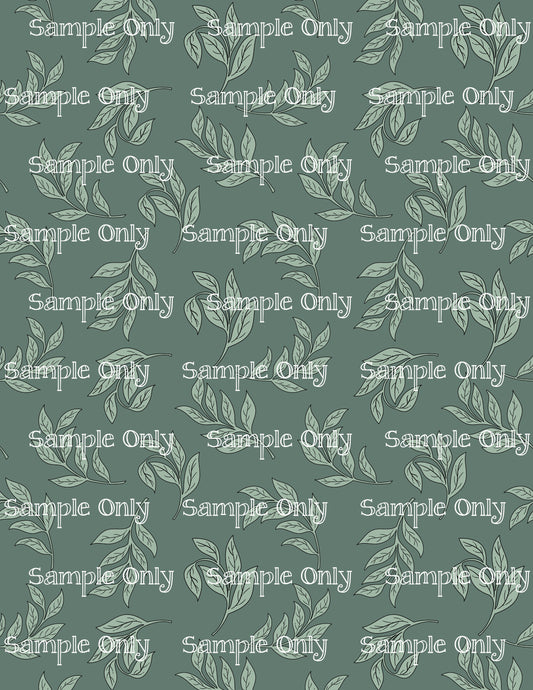 Boho Leaves Image Sheet For Polymer Clay Transfer Decal DIGITAL FILE OR PRINTED Boho8