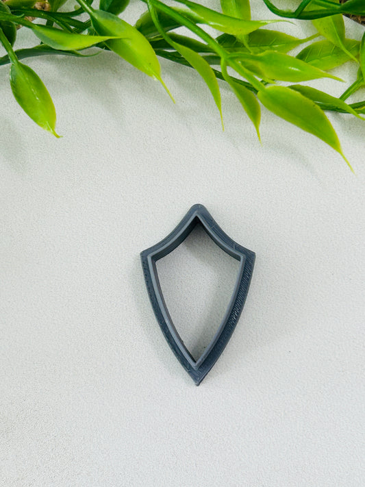Shield Outline Polymer Clay Cutter 6 Sizes You Choose