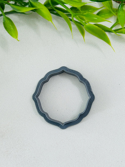 Pinched Square Outline Polymer Clay Cutter 6 Sizes You Choose