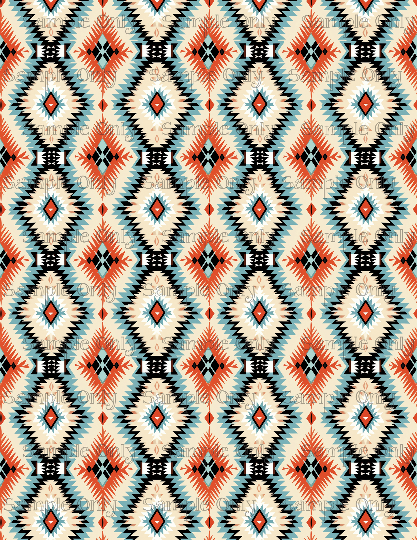 Aztec Essence Pattern PRINTED Image Sheet For Polymer Clay Transfer Decal 4 STYLES TO CHOOSE FROM Clay Boutique x LLG Collab