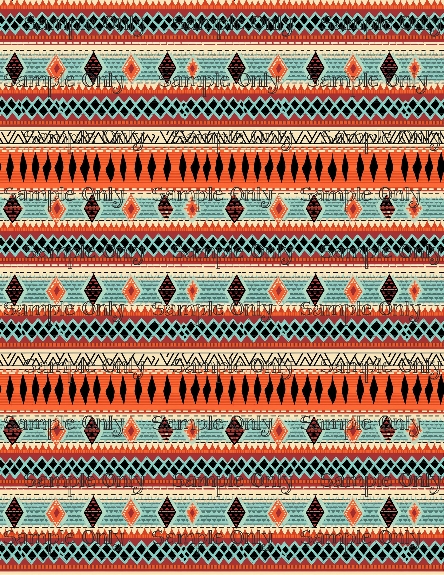 Aztec Essence Pattern PRINTED Image Sheet For Polymer Clay Transfer Decal 4 STYLES TO CHOOSE FROM Clay Boutique x LLG Collab