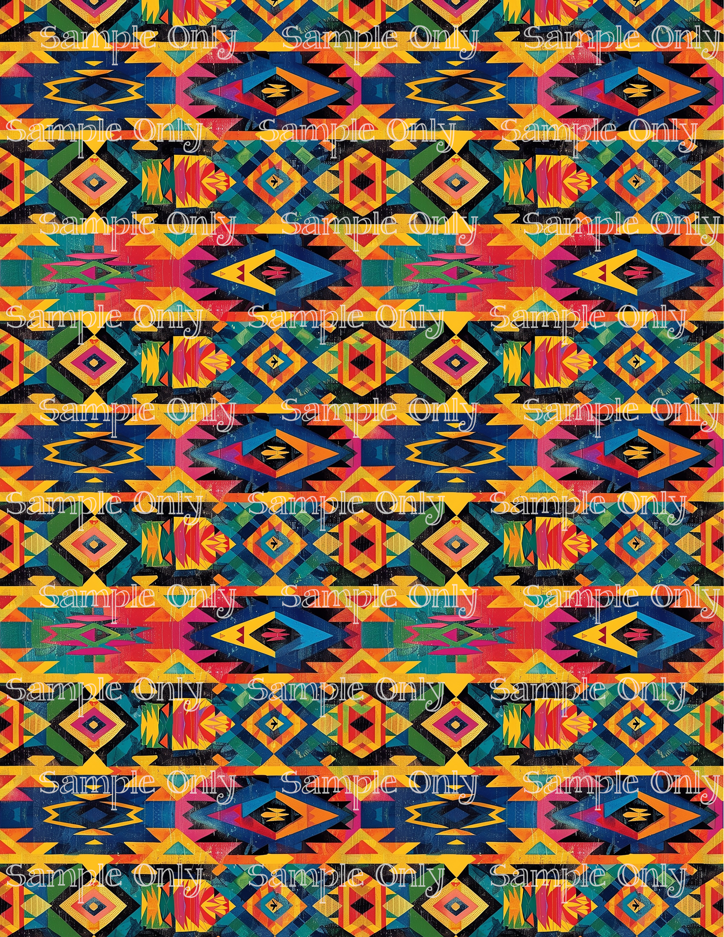 Aztec Spirit Pattern PRINTED Image Sheet For Polymer Clay Transfer Decal 4 STYLES TO CHOOSE FROM Clay Boutique x LLG Collab