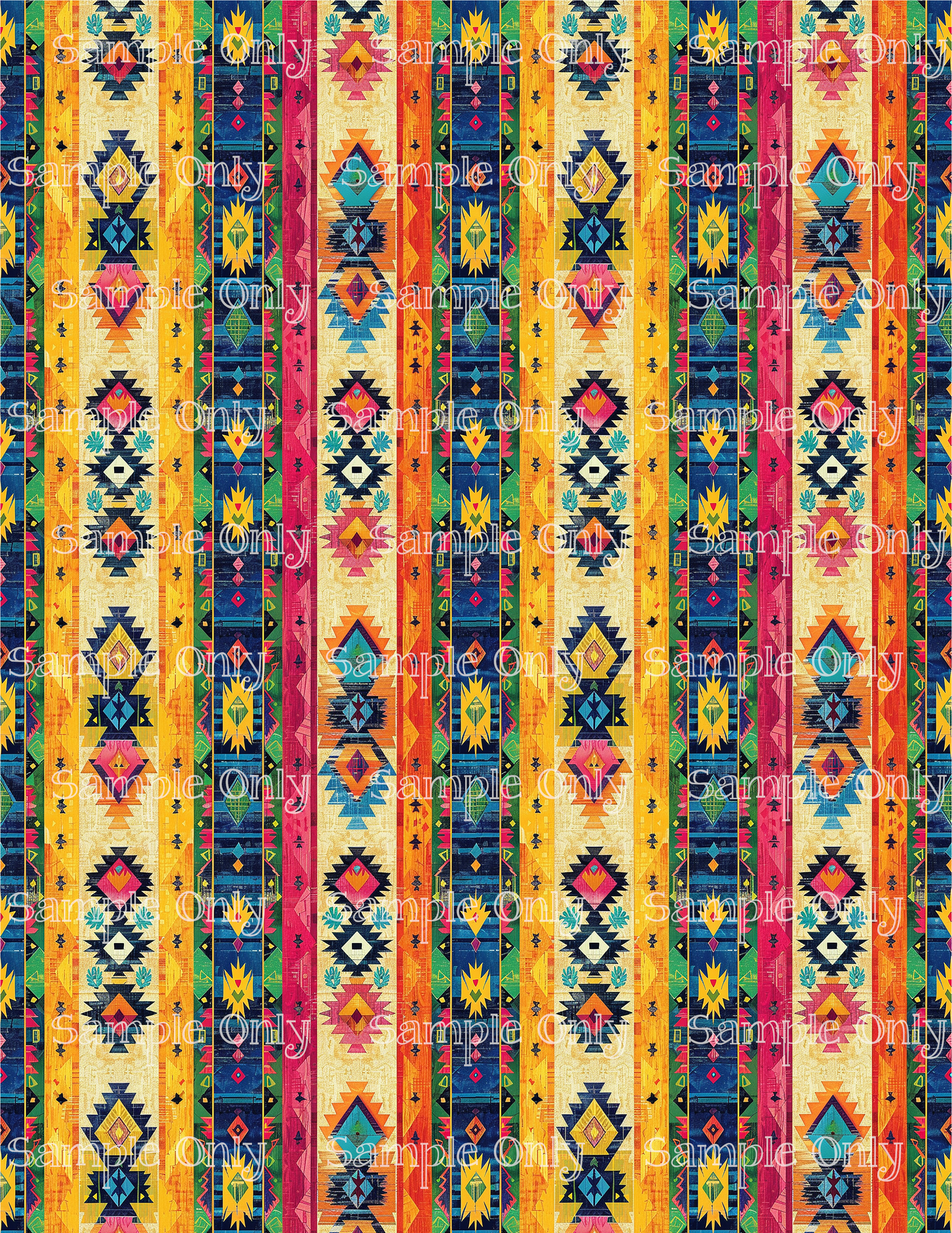 Aztec Spirit Pattern PRINTED Image Sheet For Polymer Clay Transfer Decal 4 STYLES TO CHOOSE FROM Clay Boutique x LLG Collab