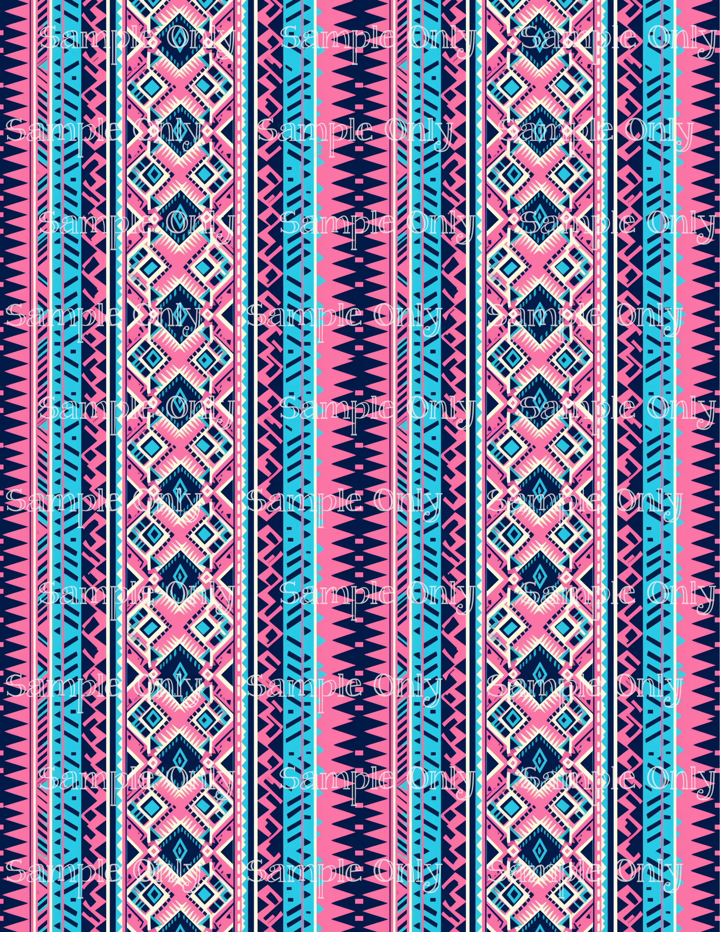 Aztec Wonder Pattern PRINTED Image Sheet For Polymer Clay Transfer Decal 4 STYLES TO CHOOSE FROM Clay Boutique x LLG Collab