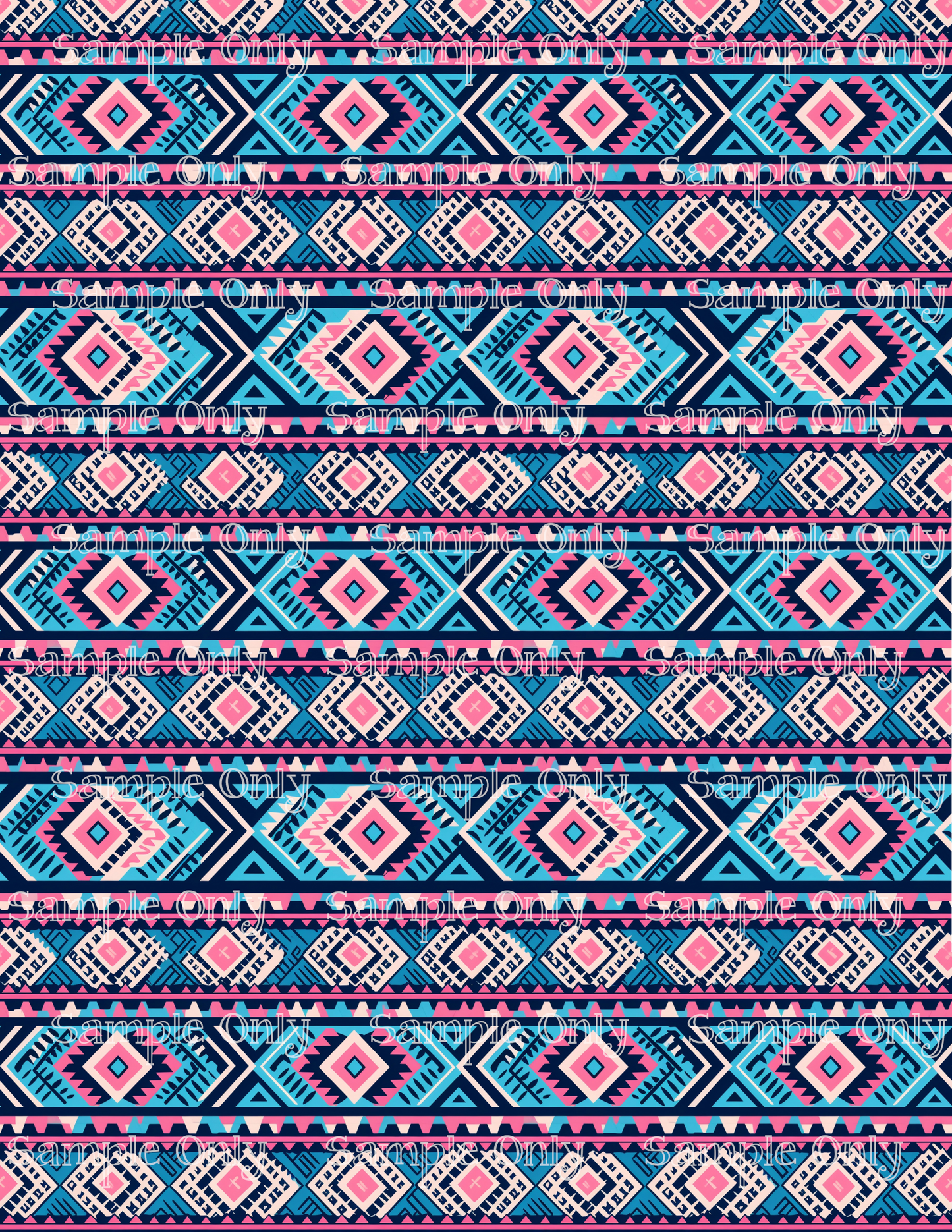 Aztec Wonder Pattern PRINTED Image Sheet For Polymer Clay Transfer Decal 4 STYLES TO CHOOSE FROM Clay Boutique x LLG Collab