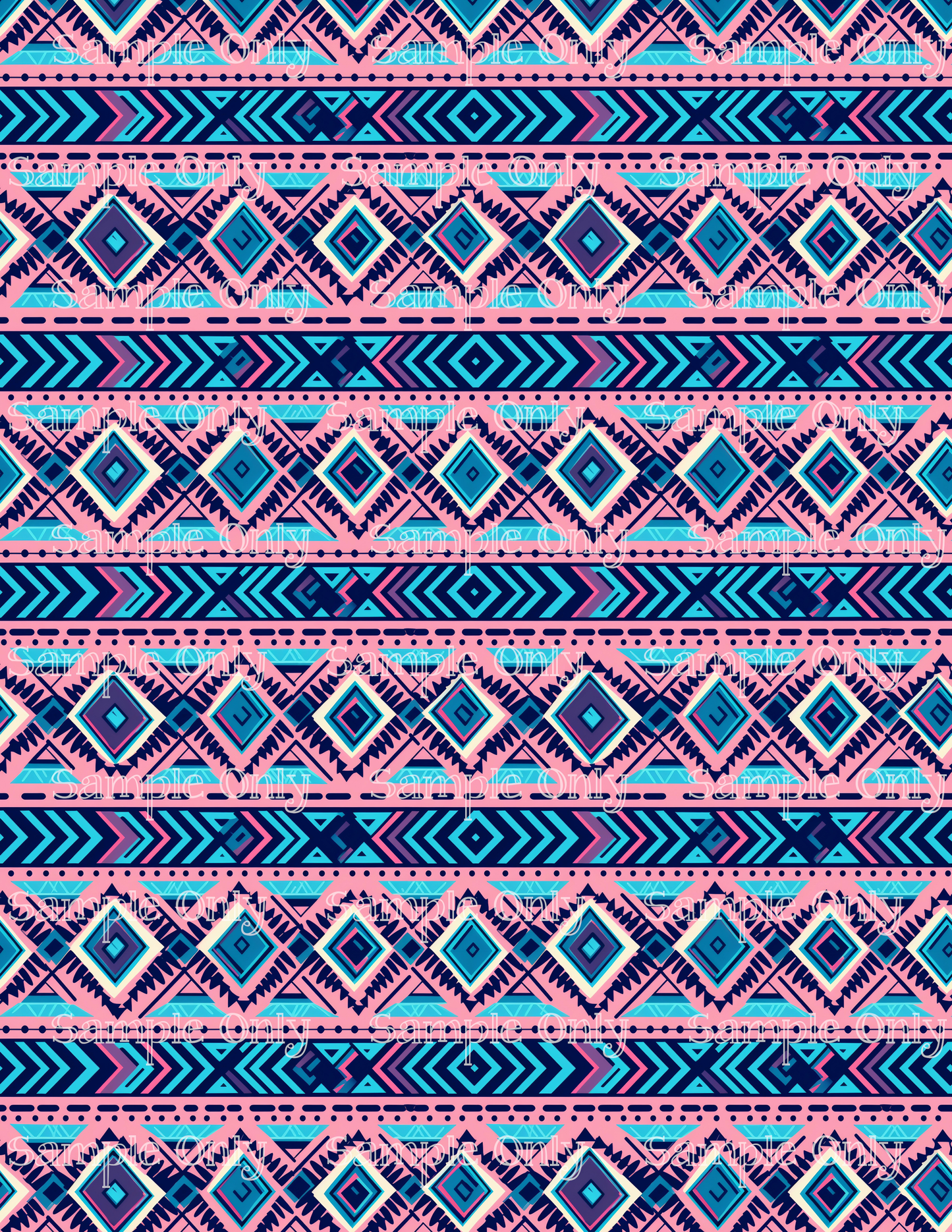 Aztec Wonder Pattern PRINTED Image Sheet For Polymer Clay Transfer Decal 4 STYLES TO CHOOSE FROM Clay Boutique x LLG Collab