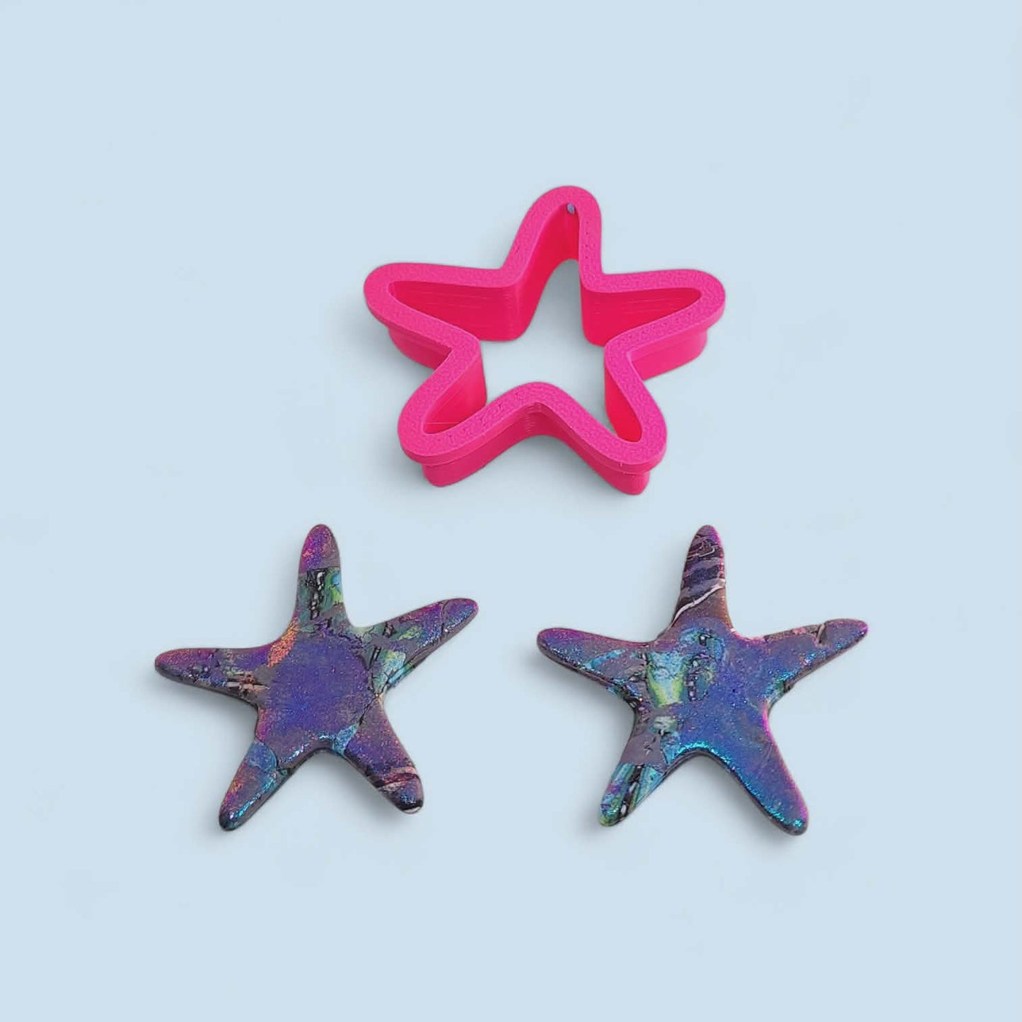 Starfish Outline Polymer Clay Cutter 6 Sizes You Choose