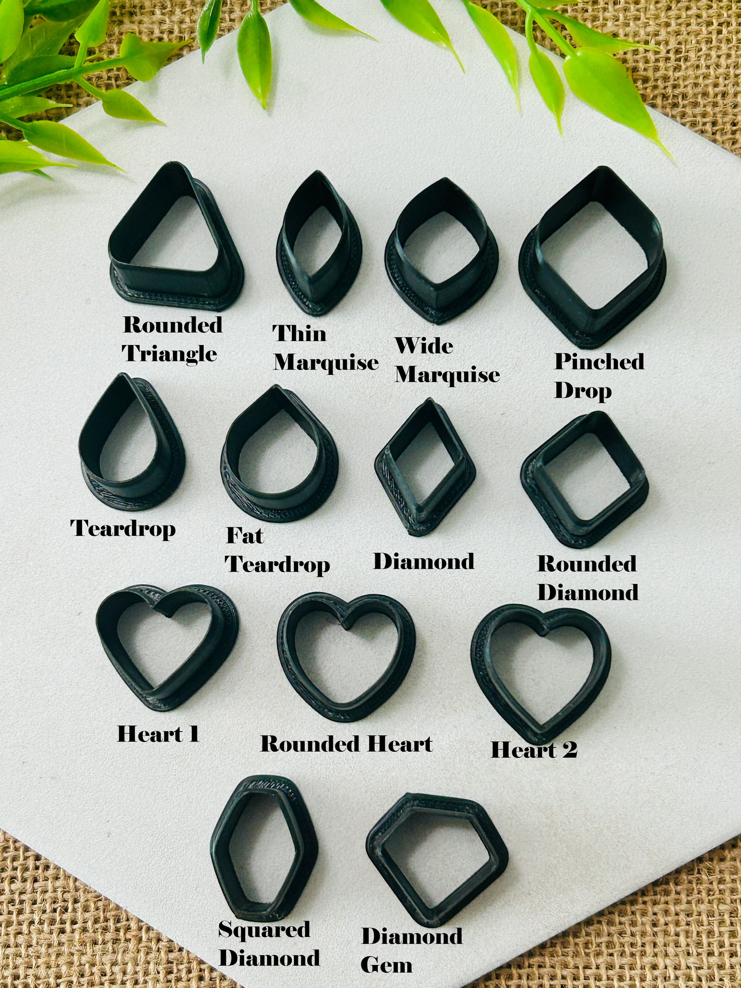 Assorted Charm Polymer Clay Cutters - Standard 1 Inch Size YOU CHOOSE