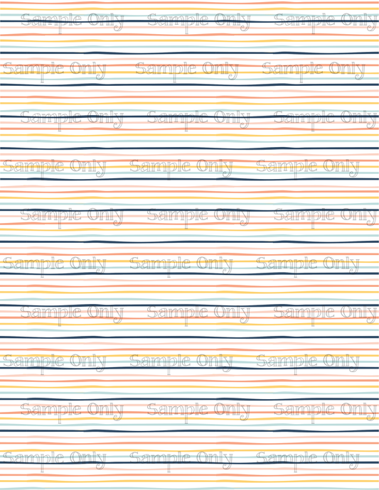 Skinny Boho Stripes Pattern Image Sheet For Polymer Clay Transfer Decal DIGITAL FILE OR PRINTED