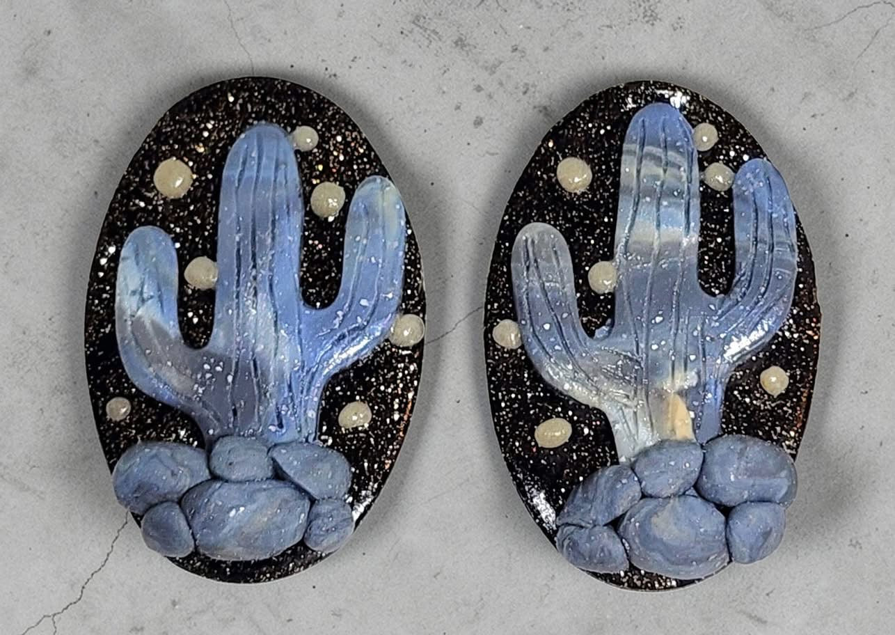 2pc Cactus Outline Cutter Set Polymer Clay Cutter 6 Sizes You Choose