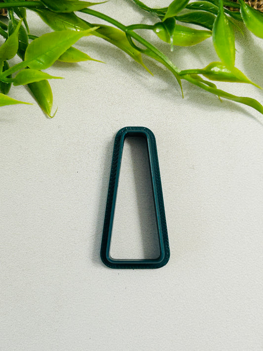 Long Tapered Rectangle Outline Polymer Clay Cutter 6 Sizes You Choose