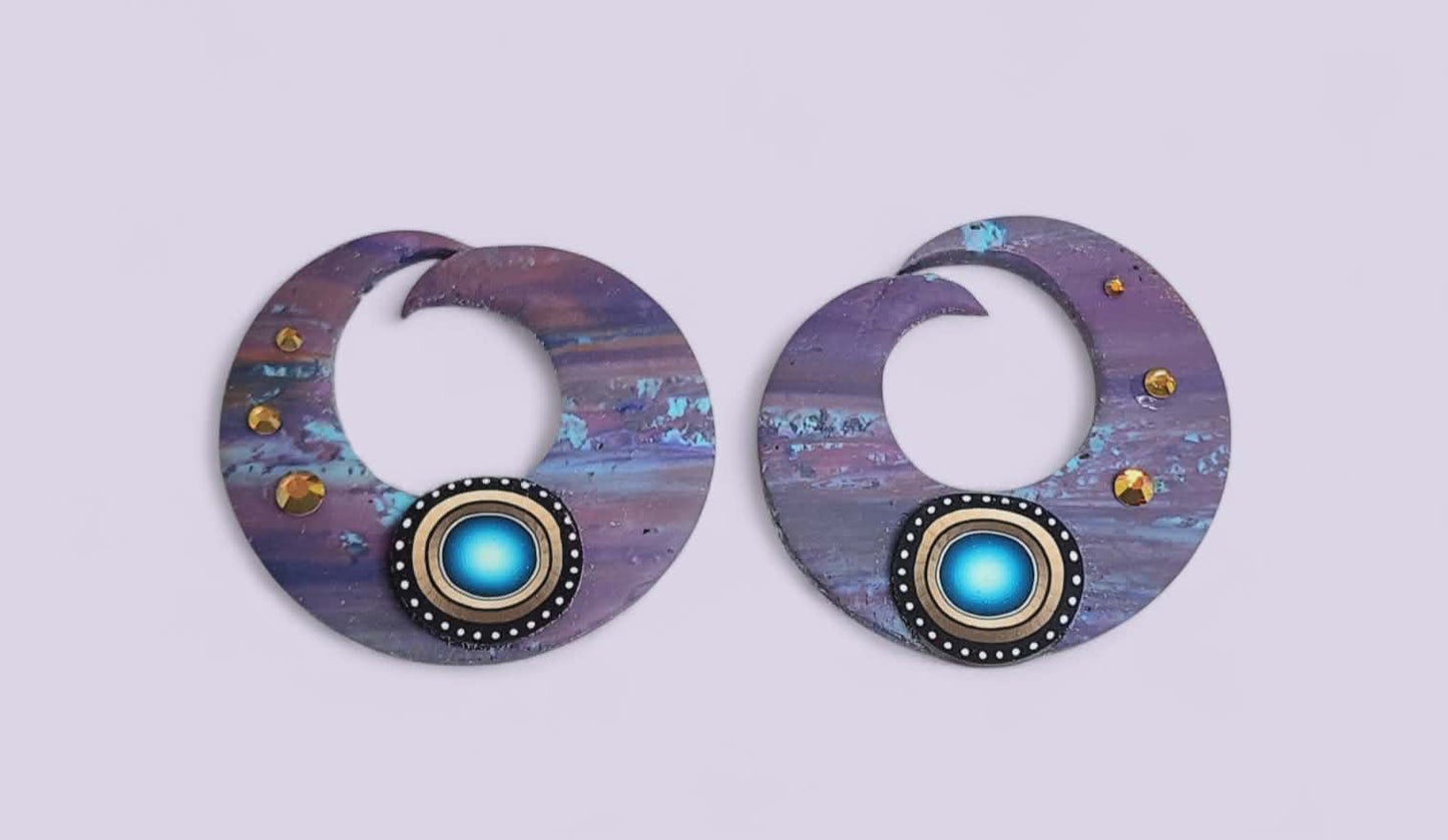 2pc Curvy Spiral Outline Cutter Set Polymer Clay Cutter 6 Sizes You Choose