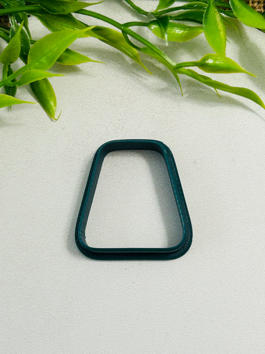 Chubby Tapered Trapezoid Outline Polymer Clay Cutter 6 Sizes You Choose
