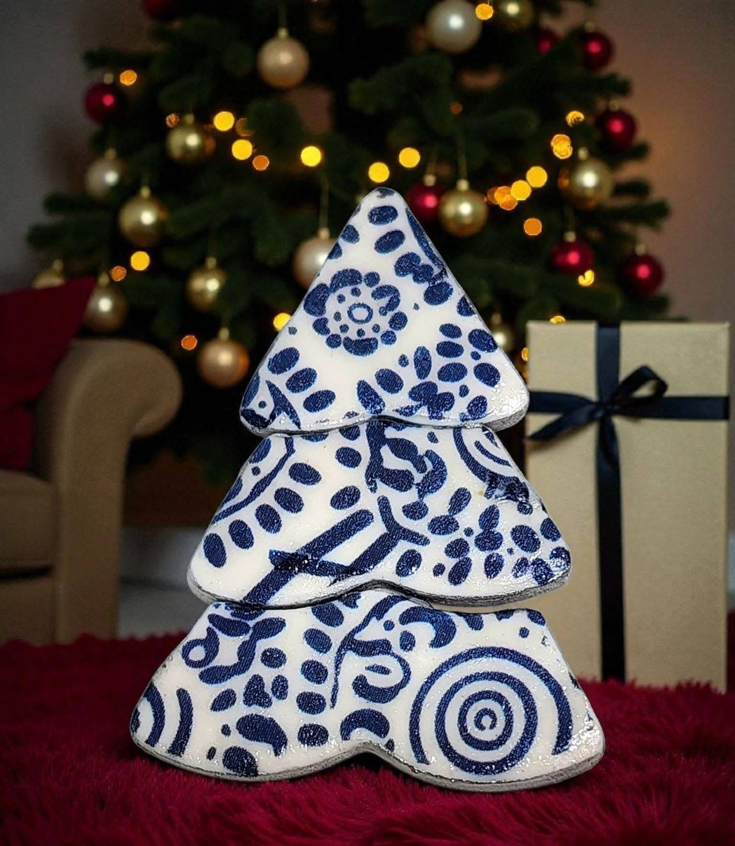 Tiered Christmas Tree Polymer Clay Cutter 5 Sizes You Choose