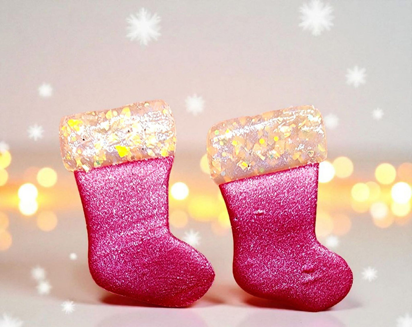 Christmas Stocking Imprint Polymer Clay Cutter 6 Sizes You Choose