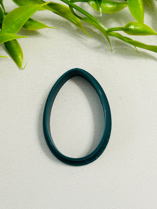 Egg Outline Polymer Clay Cutter 6 Sizes You Choose