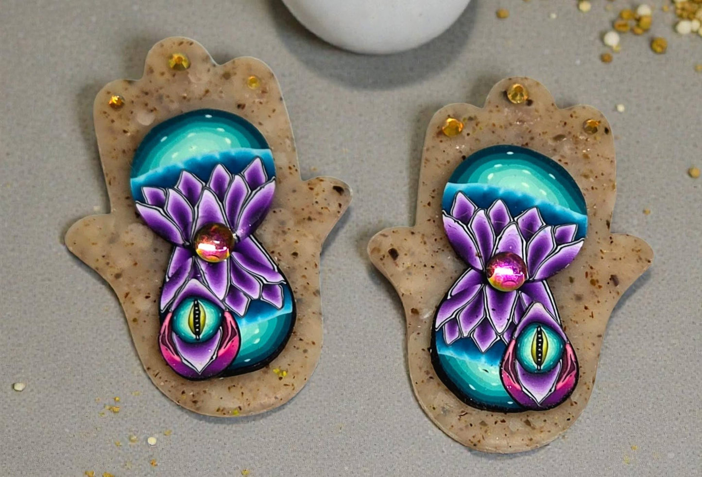 Hamsa Hand Outline Polymer Clay Cutter 6 Sizes You Choose
