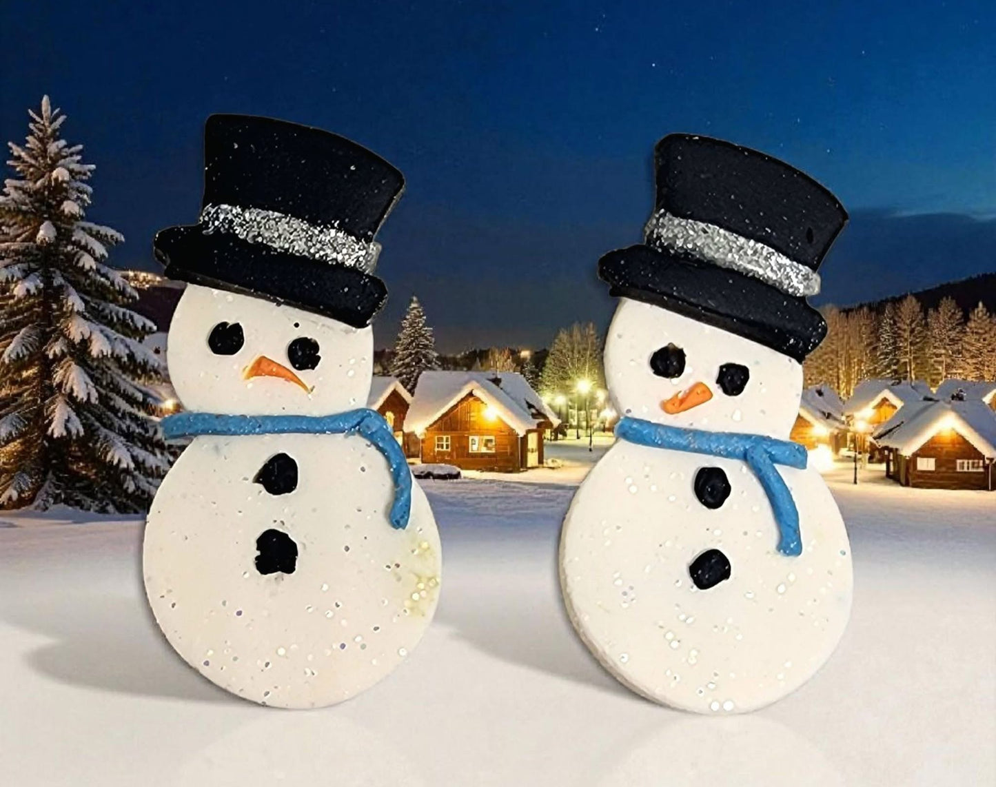 Snowman Outline Polymer Clay Cutter 7 Sizes You Choose