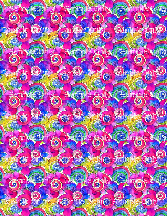 Funky Flowers Image Sheet For Polymer Clay Transfer Decal DIGITAL FILE OR PRINTED FFL08
