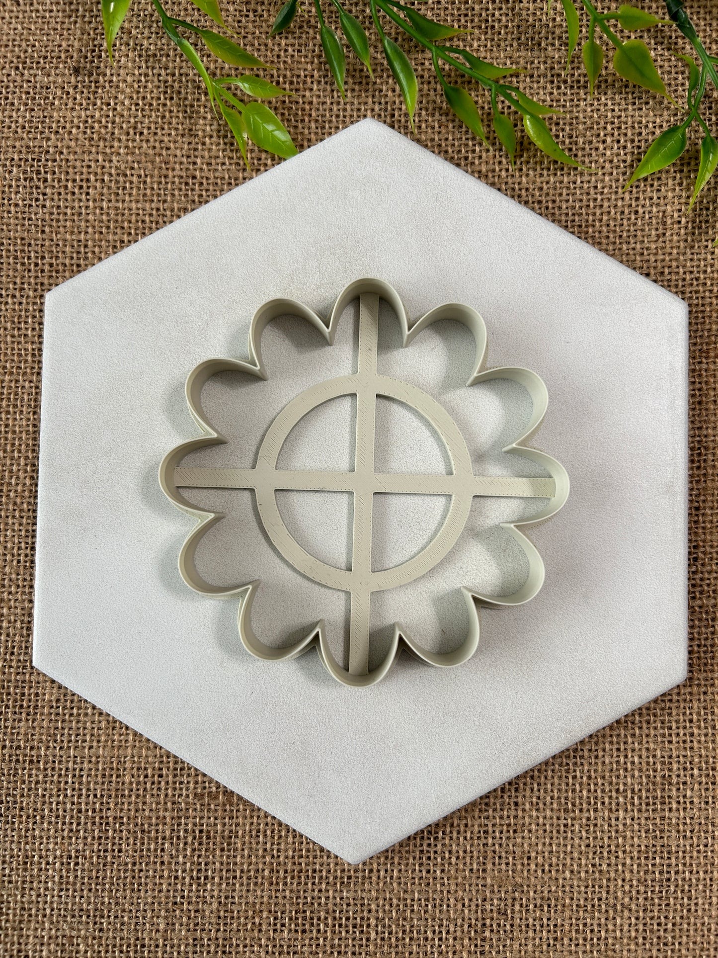 Flower Shape Style 1 Trinket Dish Polymer Clay Cutter