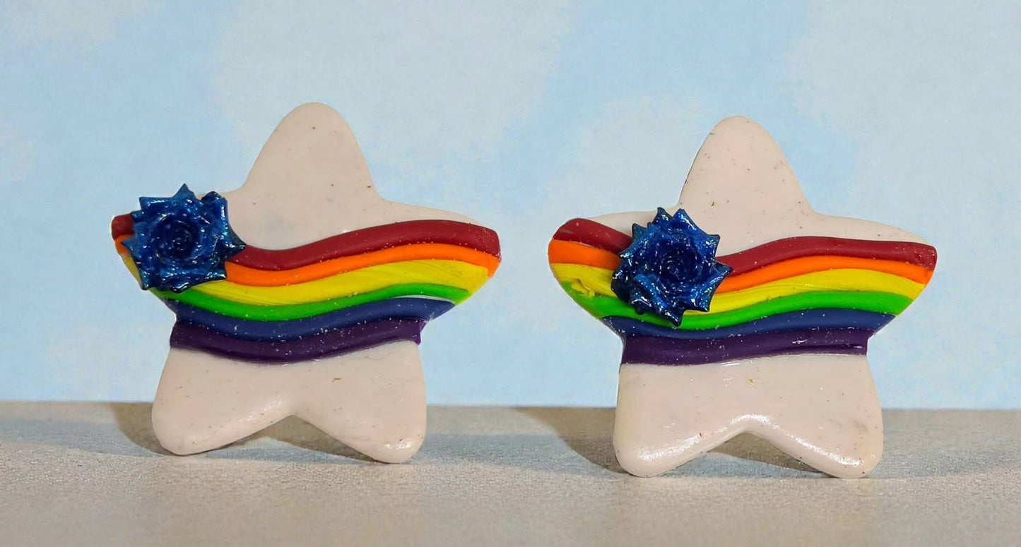 Puffy Star Ornament or Trinket Dish Polymer Clay Cutter 4 Sizes YOU CHOOSE