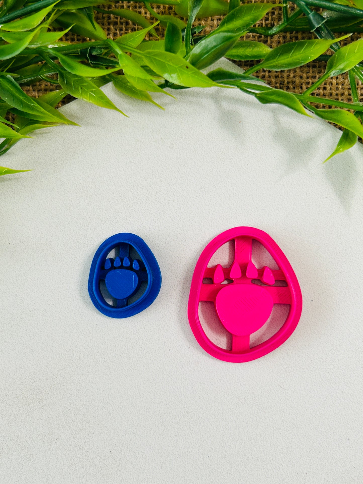 Dinosaur Track Imprint Footprint Style 4 Polymer Clay Cutter 6 Sizes You Choose