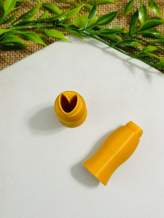 Leaf Duo Outline Polymer Clay Micro Cutter 4 Sizes You Choose
