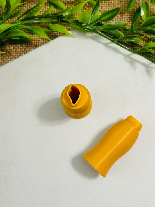 Organic Curved Petal Outline Polymer Clay Micro Cutter 4 Sizes You Choose