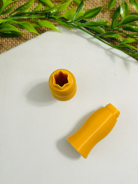 6 Petal Pointy Flower Outline Polymer Clay Micro Cutter 4 Sizes You Choose