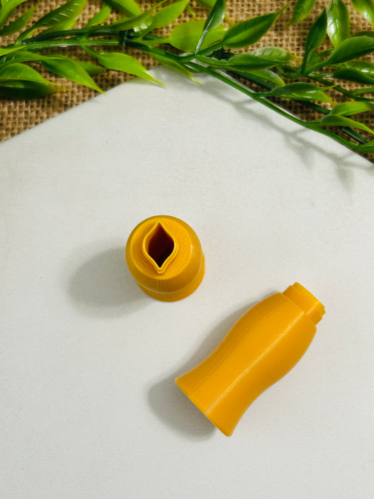 Pointy Petal Outline Polymer Clay Micro Cutter 4 Sizes You Choose