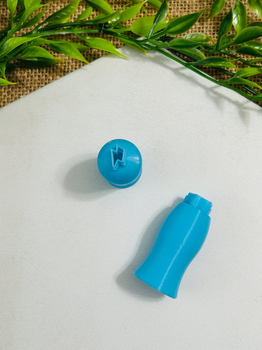 Lightning Bolt Outline Polymer Clay Micro Cutter