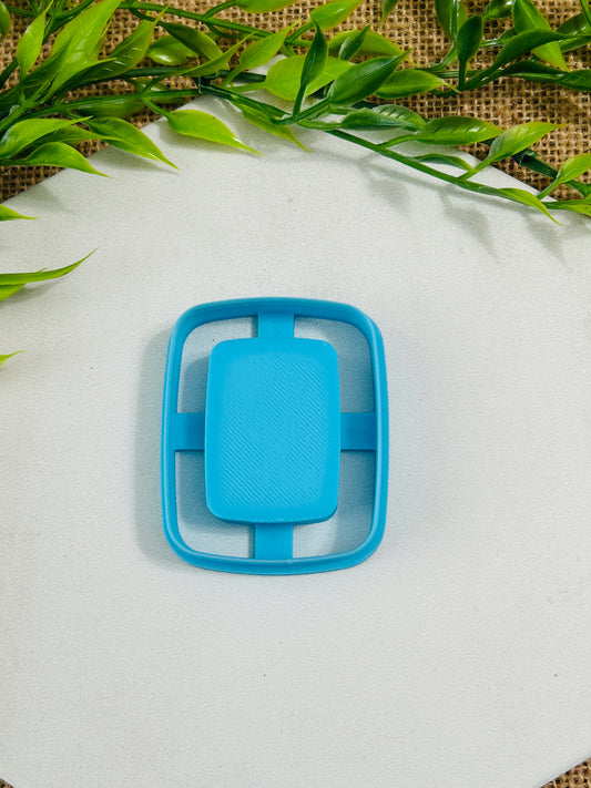 Rectangle Bezel Style Frame Polymer Clay Cutter 6 Sizes You Choose