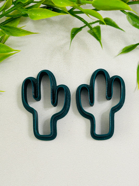 2pc Cactus Outline Cutter Set Polymer Clay Cutter 6 Sizes You Choose
