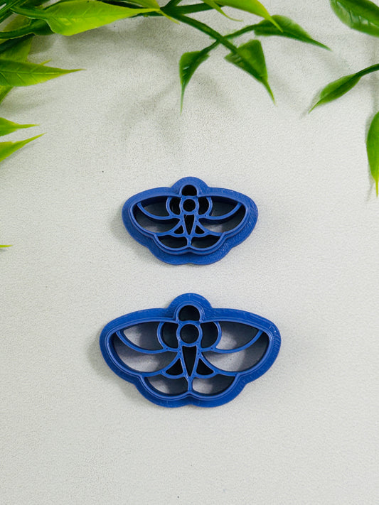 Moth Imprint Polymer Clay Cutter 8 Sizes You Choose