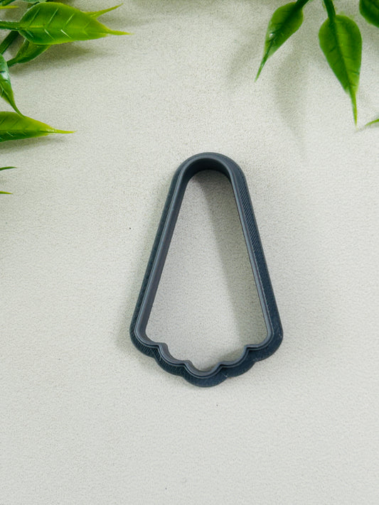 Frilly Drop 2 Outline Polymer Clay Cutter 9 Sizes You Choose