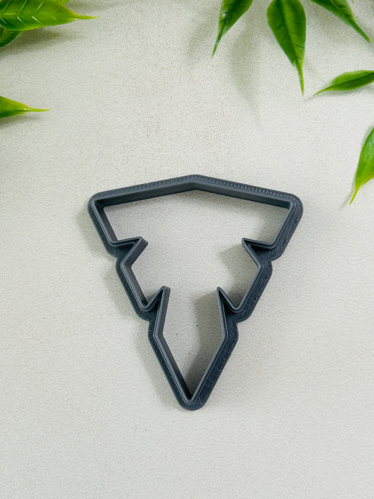 Geometric Leaf Outline Polymer Clay Cutter 8 Sizes You Choose