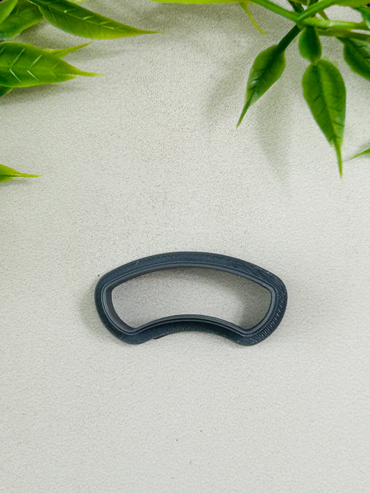 Skinny Curved Rectangle Outline Polymer Clay Cutter 8 Sizes You Choose