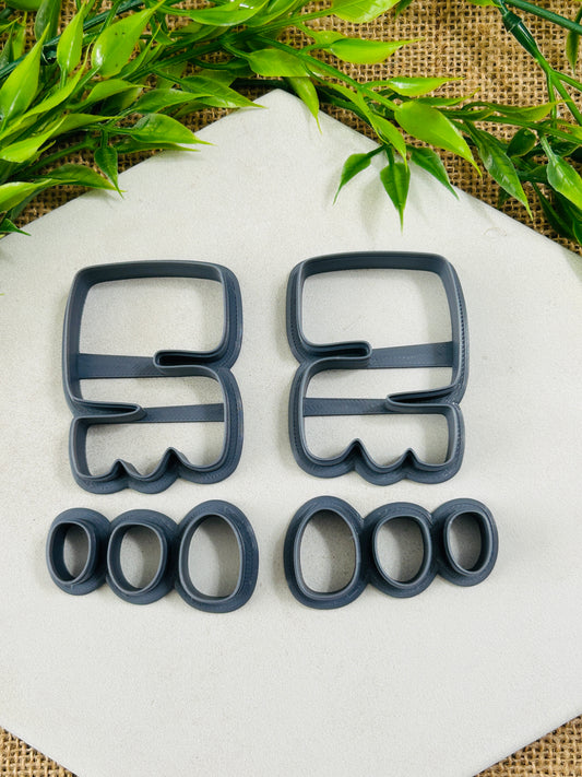 2Pc Siumi Combo Dangle Polymer Clay Cutter Set 4 Sizes Available You Choose